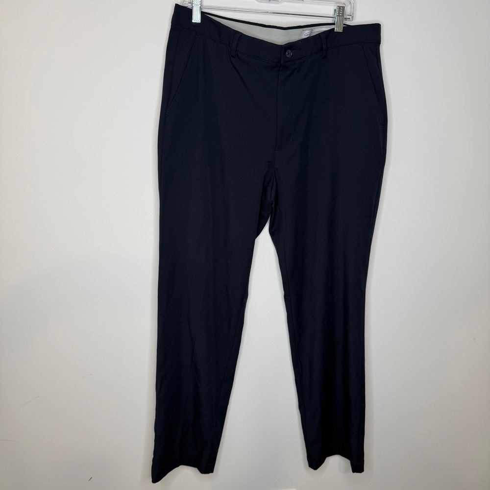 Greg Norman Navy Mens‎ Stretch Golf Pants Size 36x30 Relaxed Flat Front